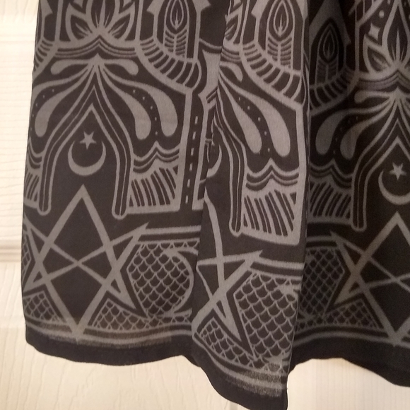 Killstar Duchess Chiffon Skirt - Picture 2 of 3